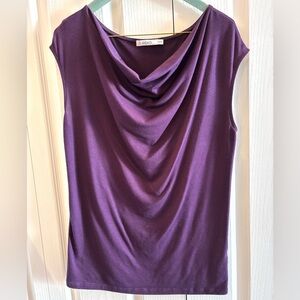 *2 for $10* / Ricki's Deep Purple Top With Draped Neckline